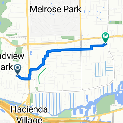 Route in Fort Lauderdale