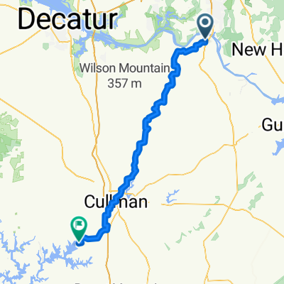 My house to Smith Lake Park