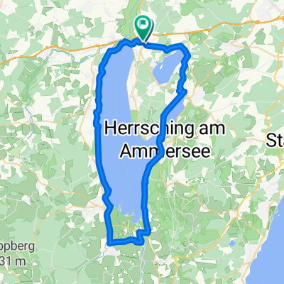 Route in Inning am Ammersee