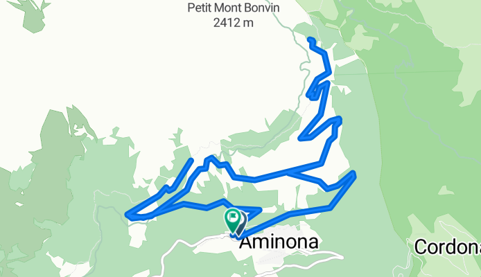 De Route de l'Aminona à Route de l'Aminona