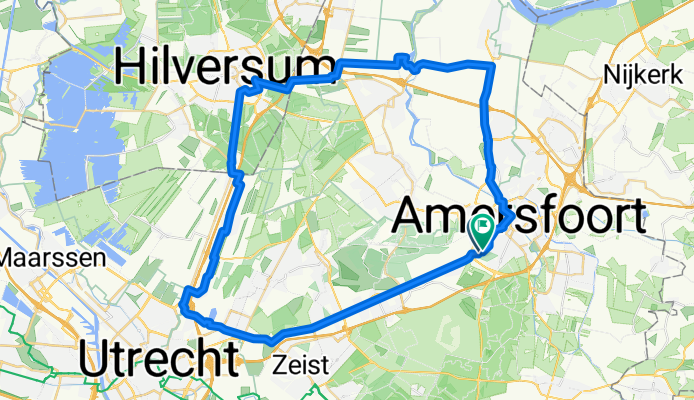 Route in Amersfoort