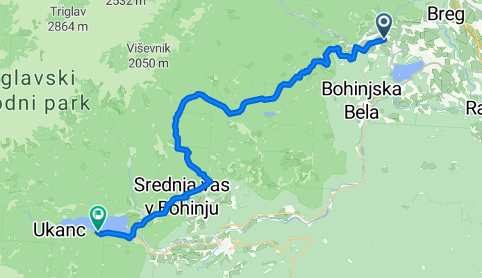 Bled to Bohinj Route 2 - Final