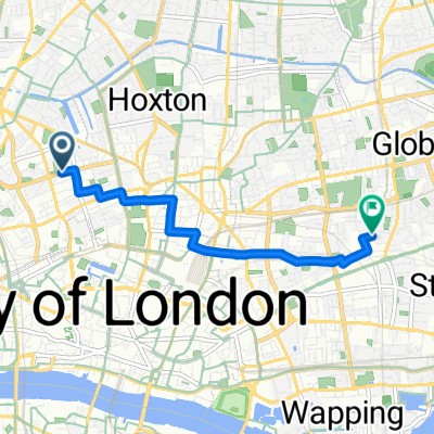 Route in London