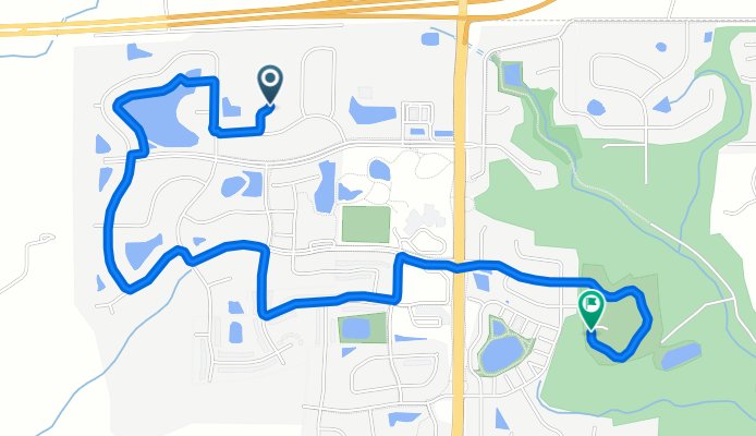 1821 Dauwalter Cir, Carver to 1525–1533 Ironwood Dr, Carver