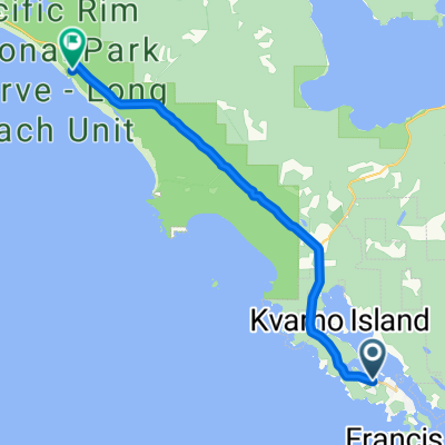 Seaplane Base Rd, Ucluelet to Green Point Park Access Rd, Alberni-Clayoquot