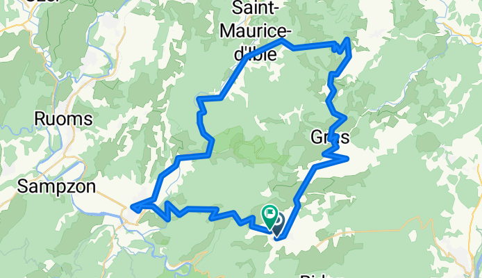 Vallon pont d'arc nördlich 