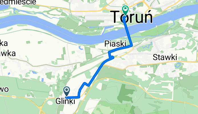 Szubińska, Toruń do Wały Gen Sikorskiego, Toruń