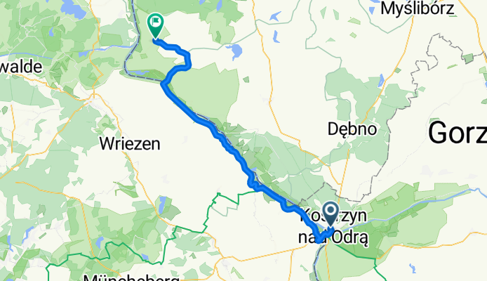 Kostrzyn (PL) do Czcibora