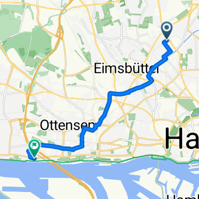 Hoheluftchaussee nach Elbchaussee