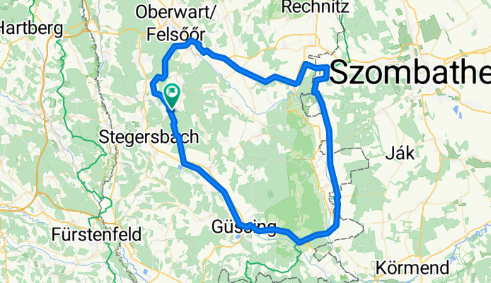 Route in Olbendorf