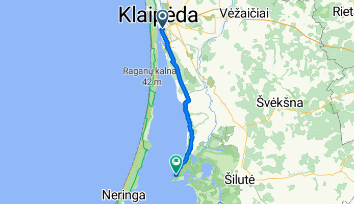 Baltijos pr., Klaipėda to Marių g., Ventė
