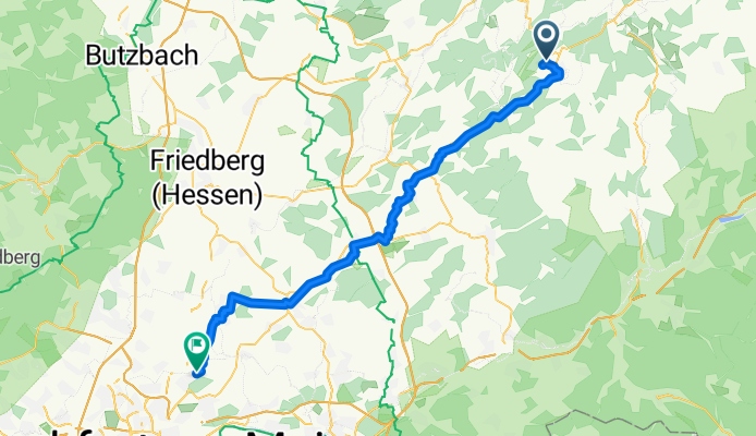 Straße Ohne Straßennamen nach Bergstraße