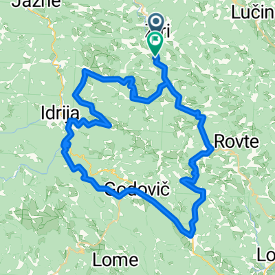 žiri-idrija-godovič-hotederšica-medvedje brdo-žiri