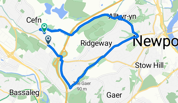 30 mins round trip via 14 locks