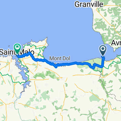 Grande Rue, Le Mont-Saint-Michel to Terre-plein du Naye, Saint-Malo