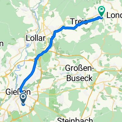 Erdkauter Weg, Gießen nach Allertshäuser Straße, Allendorf (Lumda)