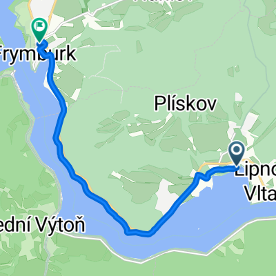 Trasa do Frymburk