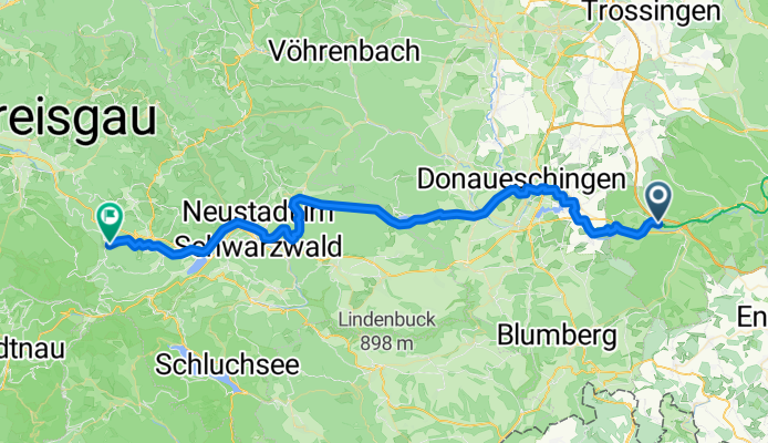 Tour 6 = Geisingen - Hinterzarten