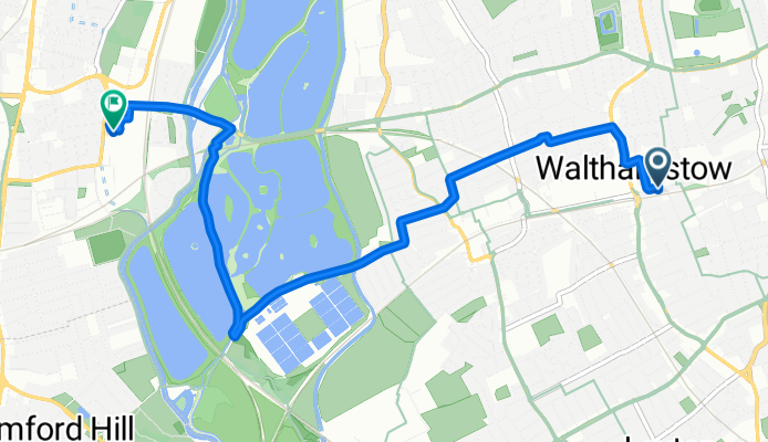 St Mary Road, London to Tottenham Hale Retail Park, London