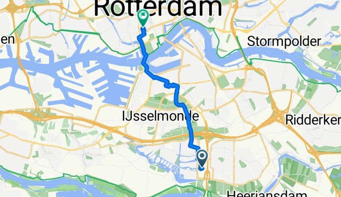 Hamburg, Barendrecht naar Van Speykstraat, Rotterdam
