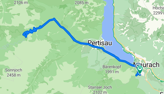 Planbergstraße, Eben am Achensee nach Lärchenwiesenstraße, Eben am Achensee