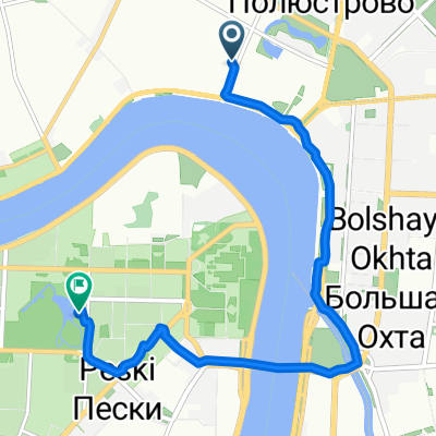 Феодосийская улица, Санкт-Петербург до Таврическая улица, Санкт-Петербург