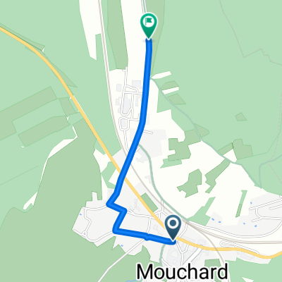 Route in Mouchard