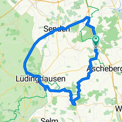 Davensberg-Nordkirchen-Lüdinghausen-Senden-Amelsbüren-Davensberg