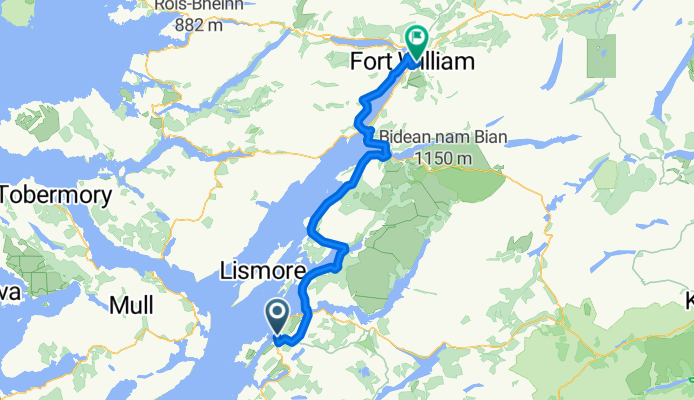 Breadalbane Street, Oban to Alma Road, Fort William