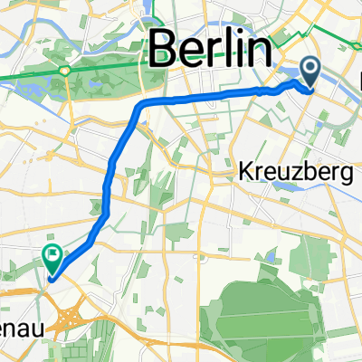 Köpenicker Straße, Berlin to Hauptstraße, Berlin