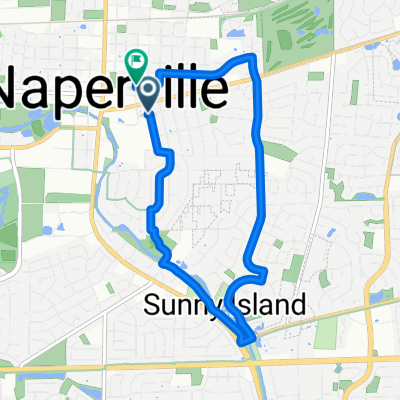 Route in Naperville