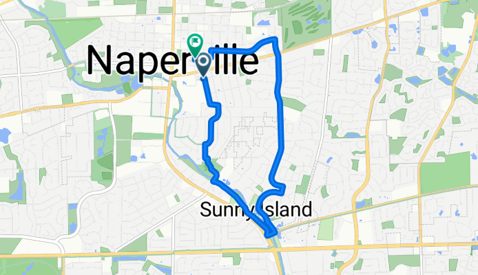 Route in Naperville