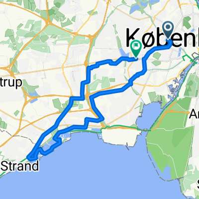 Copenhagen, København N to Valbyholm, Valby