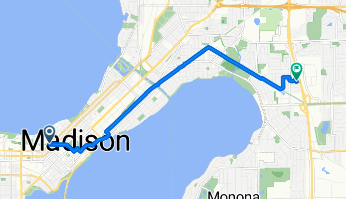 State St, Madison to Bergen St, Madison