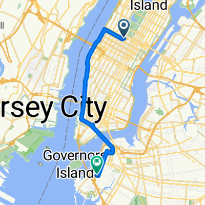 W 56th St, New York to President St, New York