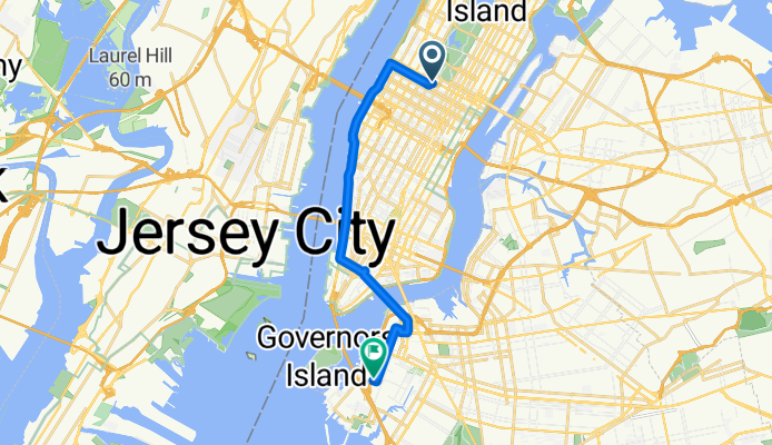 W 56th St, New York to President St, New York