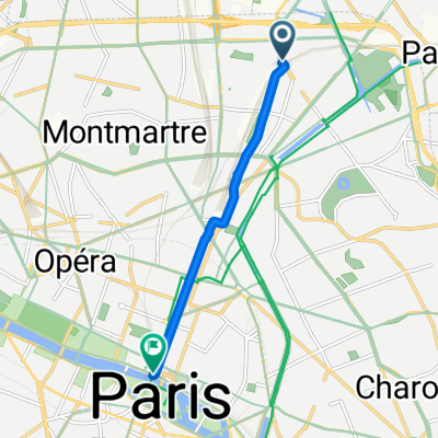 Allée Rose Dieng-Kuntz, Paris à Boulevard du Palais, Paris