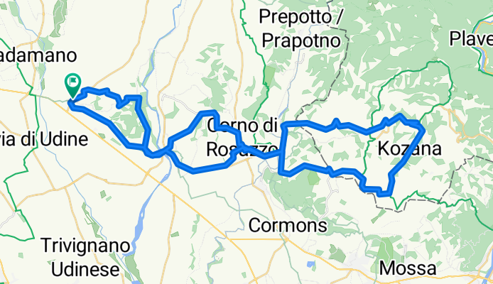 Anello panoramico in bicicletta da Buttrio passando per Manzano, Rione Case e Corno di Rosazzo
