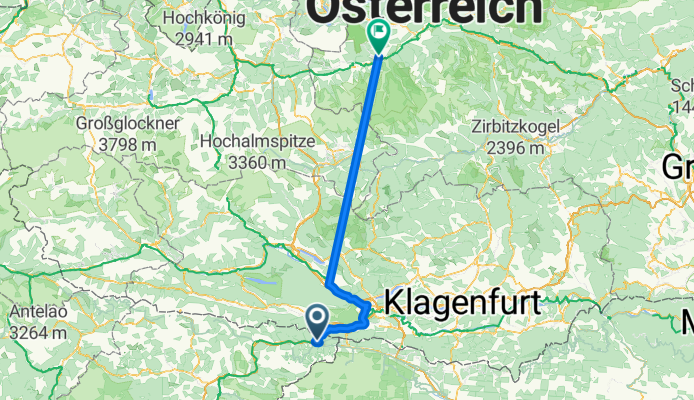 Stazione di Tarvisio Boscoverde nach Wamprechtsamerstraße