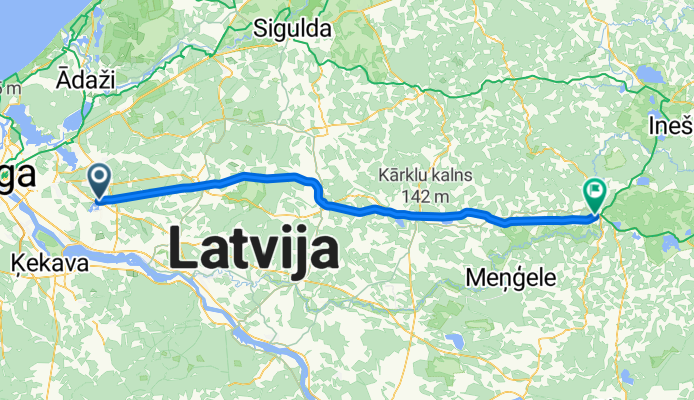 Rīga - Ērgļi