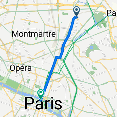 Rue de Crimée, Paris à Quai de la Corse, Paris