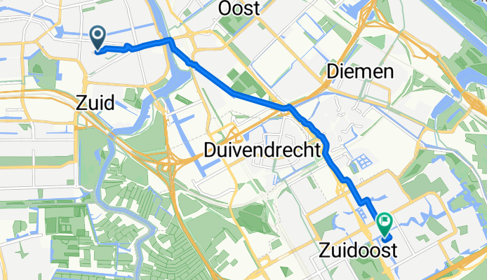 Jekerstraat, Amsterdam to Kloekhorststraat, Amsterdam