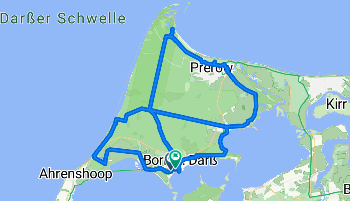 Born - Ahrenshoop - Gr. Stern - Wieck - Born - Gr. Stern - Prerow - Wieck - Gr. Stern - Born