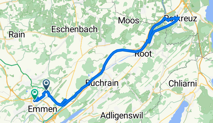 Emmen nach Grudligweg, Emmenbrücke