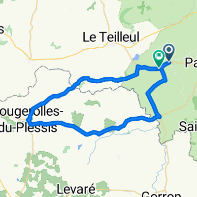 Route in Mantilly