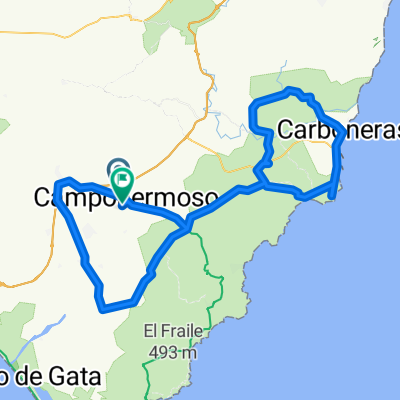 Vuelta, Níjar, Albaricoques, Gafares, Carboneras, Polacra,