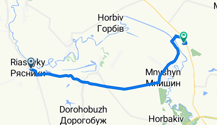 Вулиця Без Назви to Р77
