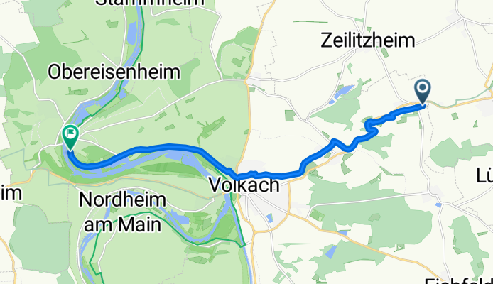 Route in Volkach