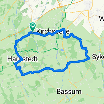 Groß Ippener - Horstedt - Harpstedt - Groß Köhren - Stühren - Nordwohlde - Pestinghausen - Leerssen - Ristedt - 51/439 - Kirchseelte - Groß Ippener