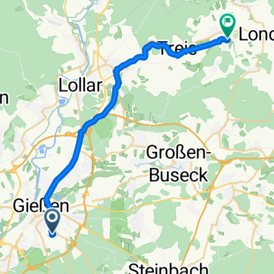 Erdkauter Weg, Gießen nach Allertshäuser Straße, Allendorf (Lumda)